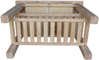 International Concepts Modern Wood Kitchen Island in Natural