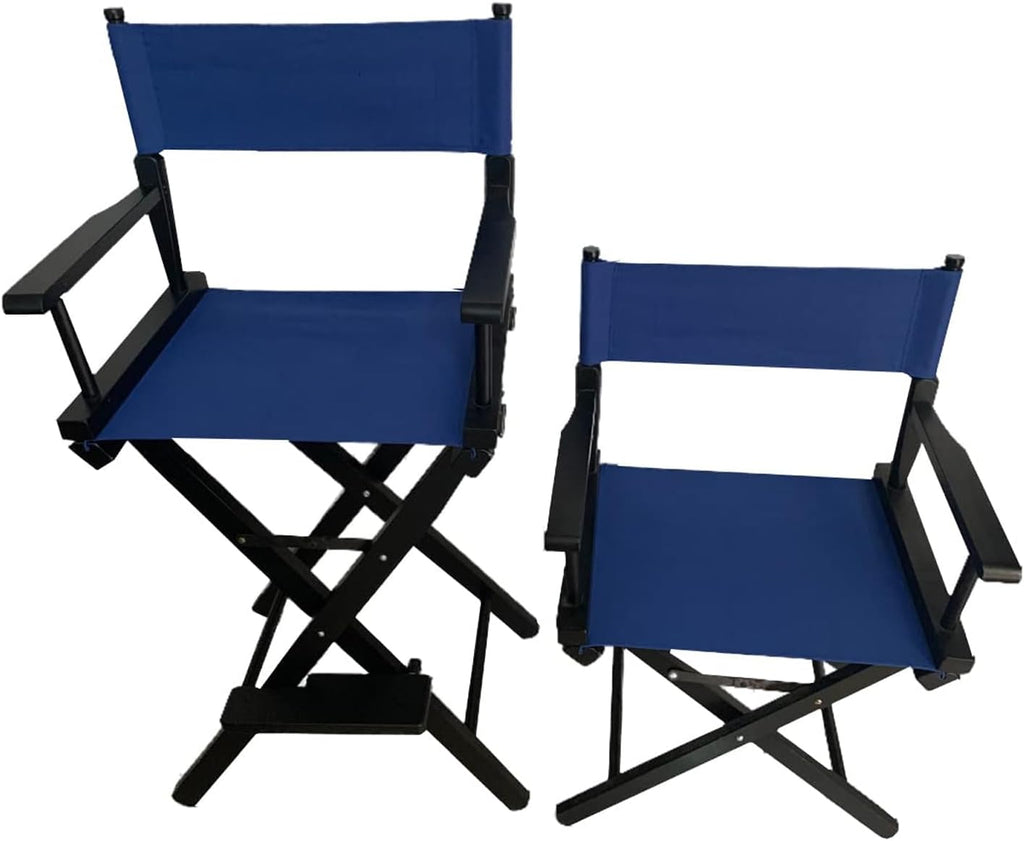Upone Director Chair Canvas Replacement Cover kit for 18'' Directors Chairs,Movie Chair, Replacement Canvas Seat and Back for Home Director Chair,Black, Red, Green, Gray,Blue,Medium Size(Blue)