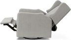 DaVinci Carter’s Arlo Glider Recliner Nursery Chair - Water & Stain Resistant Glider Rocking Chair for Nursery - GREENGUARD Gold, FSC & Certi-PUR US Certified - Cozy Swivel Rocker Recliner - Grey