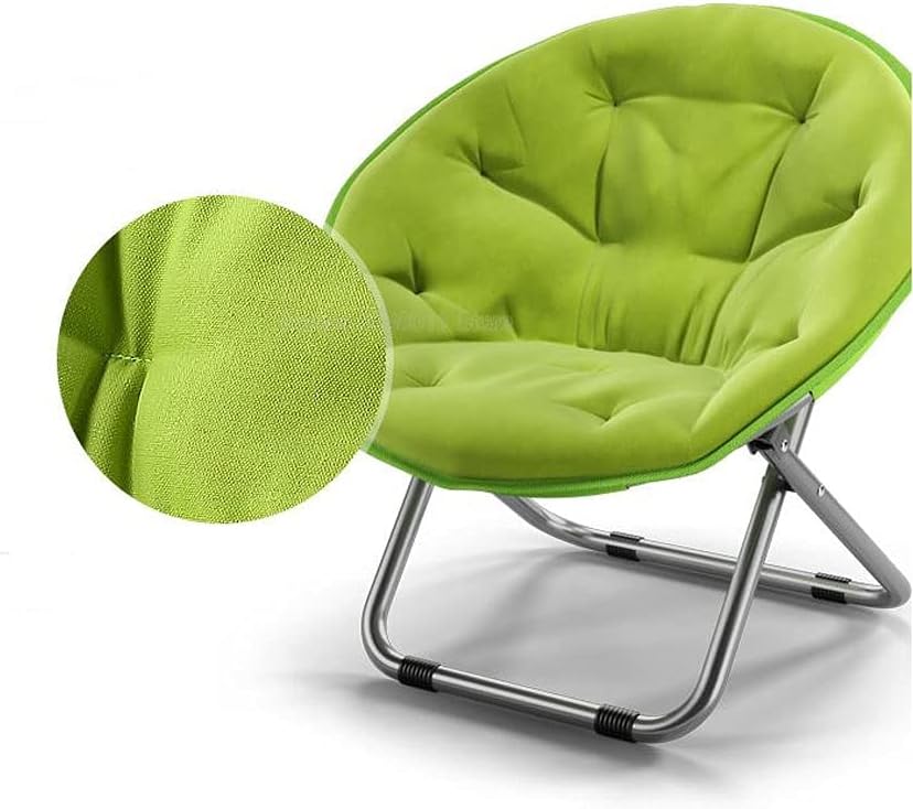 Moon Chair Sun Lounger Lazy Rarecliner Folding Round Sofa Backrest