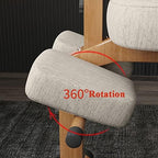 Kneeling Chair - Height Adjustable Stool for rt, Balance Seat for Writing and Learning (Grey)