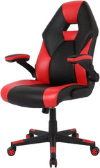 Realspace High-Back Gaming Chair, Red/Black