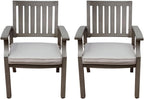 free-space Modern Simple Courtyard Single Chair with seat Cushion, Rust-Proof Aluminum Balcony Casual Dining Chair