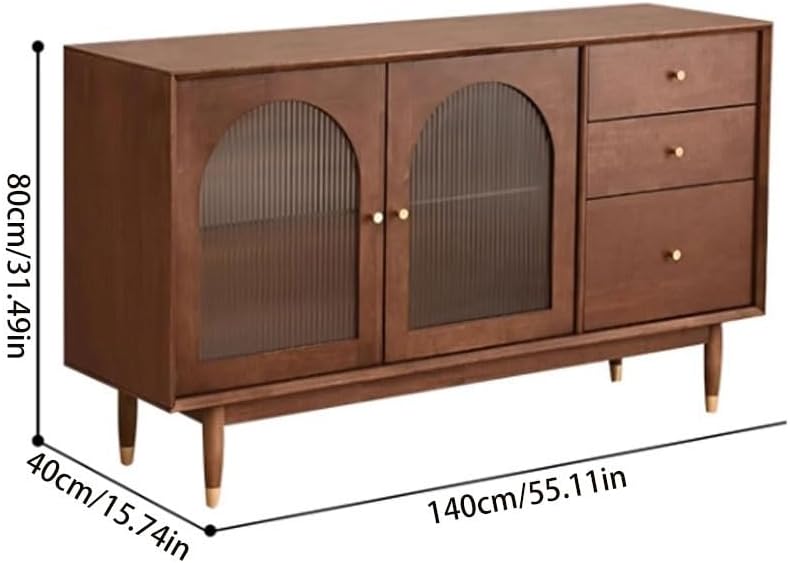 Entryway Cabinet Nordic Retro Solid Wood Dining Sideboard Simple Home Tea Cabinet Living Room Storage Cabinet Sideboard Storage Cabinet