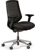 Branch Ergonomic Chair - A Versatile Desk Chair with Adjustable Lumbar Support, Breathable Mesh Backrest, and Smooth Wheels - Experience Optimal Comfort and Support - All Black