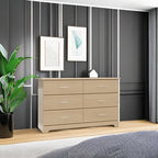 Storkcraft Brookside 6 Drawer Dresser, Driftwood | GREENGUARD Gold Certified, Wood Dresser for Bedroom, Kids & Nursery Storage Chest, Safety Interlocking Drawers, Kids Bedroom