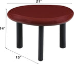 Acme Eddie End Table in Red High Gloss