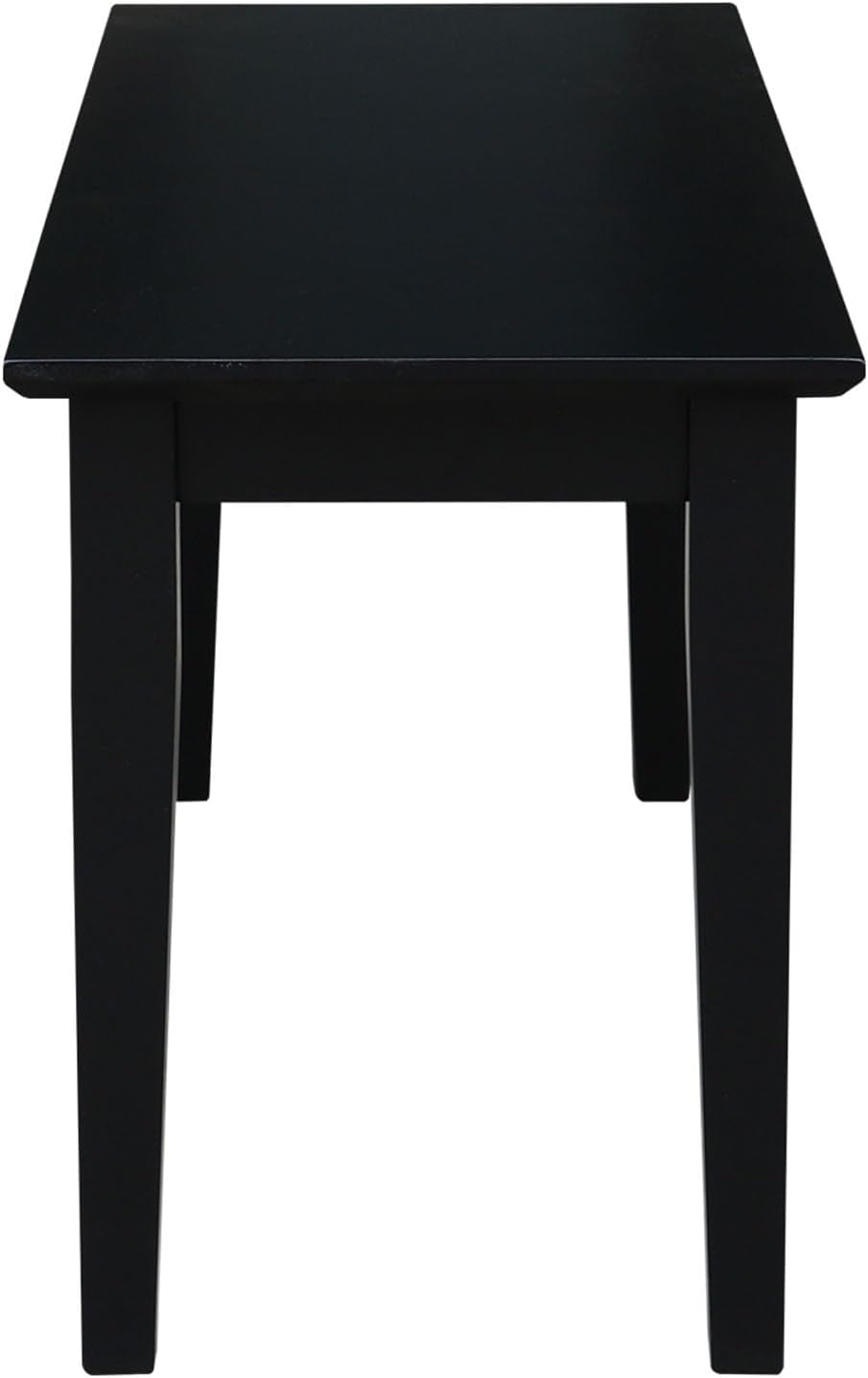 International Concepts Shaker Style Bench, 39-Inch Wide, Solid Parawood, Unfinished