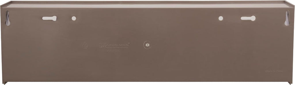 Akro-Mils TiltView Plastic Storage Cabinet with 5 Tilt Out Bins, Horizontal Plastic Parts Organizer, Teacher Toolbox, and Office Supply Organizer, 23-5/8" W x 6-1/2" H x 5-5/8" D, Mocha Raspberry