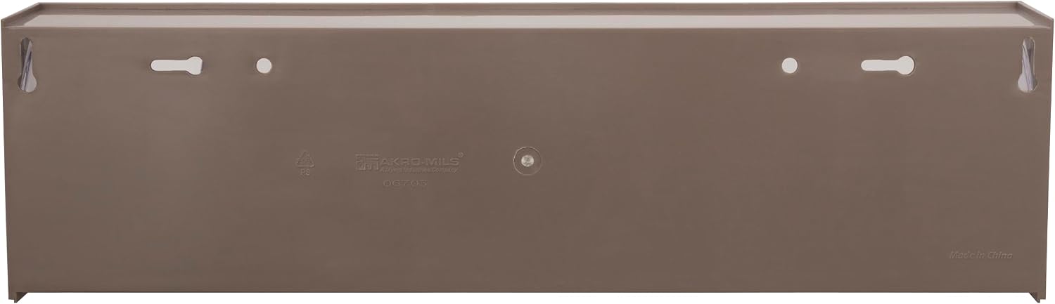 Akro-Mils TiltView Plastic Storage Cabinet with 5 Tilt Out Bins, Horizontal Plastic Parts Organizer, Teacher Toolbox, and Office Supply Organizer, 23-5/8" W x 6-1/2" H x 5-5/8" D, Mocha Raspberry