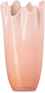 Le Creuset Stoneware Iris Vase, 12", Peche