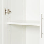 29.53”W Kitchen Pantry Cabinet, Tall Storage Cabinet with 2 Doors, Wooden Kitchen Cupboard Cabinet with Adjustable Shelves for Kitchen, Dining Room, Living Room, 29.53inch