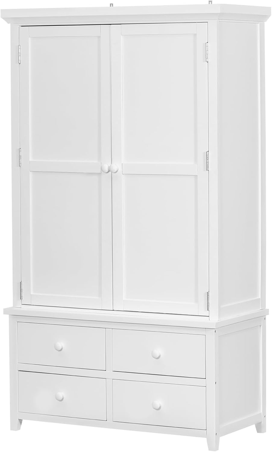 71" Tall Farmhouse Kitchen Pantry Cabinet with Adjustable Shelves & 7 Drawers, 2 Doors, Pantry Storage Cabinet f, Freestanding Coffee Bar Cabinet for Kitchen, Dining Room, White