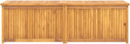 Solid Teak Wood Garden Storage Box, 68.9 inch Large Outdoor Deck Bench with Lid for Patio, Backyard, Garden Organization, Brown