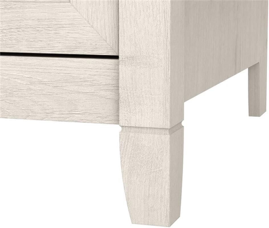 MAKLAINE Tall Engineered Wood Kitchen Pantry Cabinet with Doors, Linen White Oak Finish, Adjustable Shelves, Freestanding Storage Cupboard, Farmhouse Style for Kitchen or Dining Room