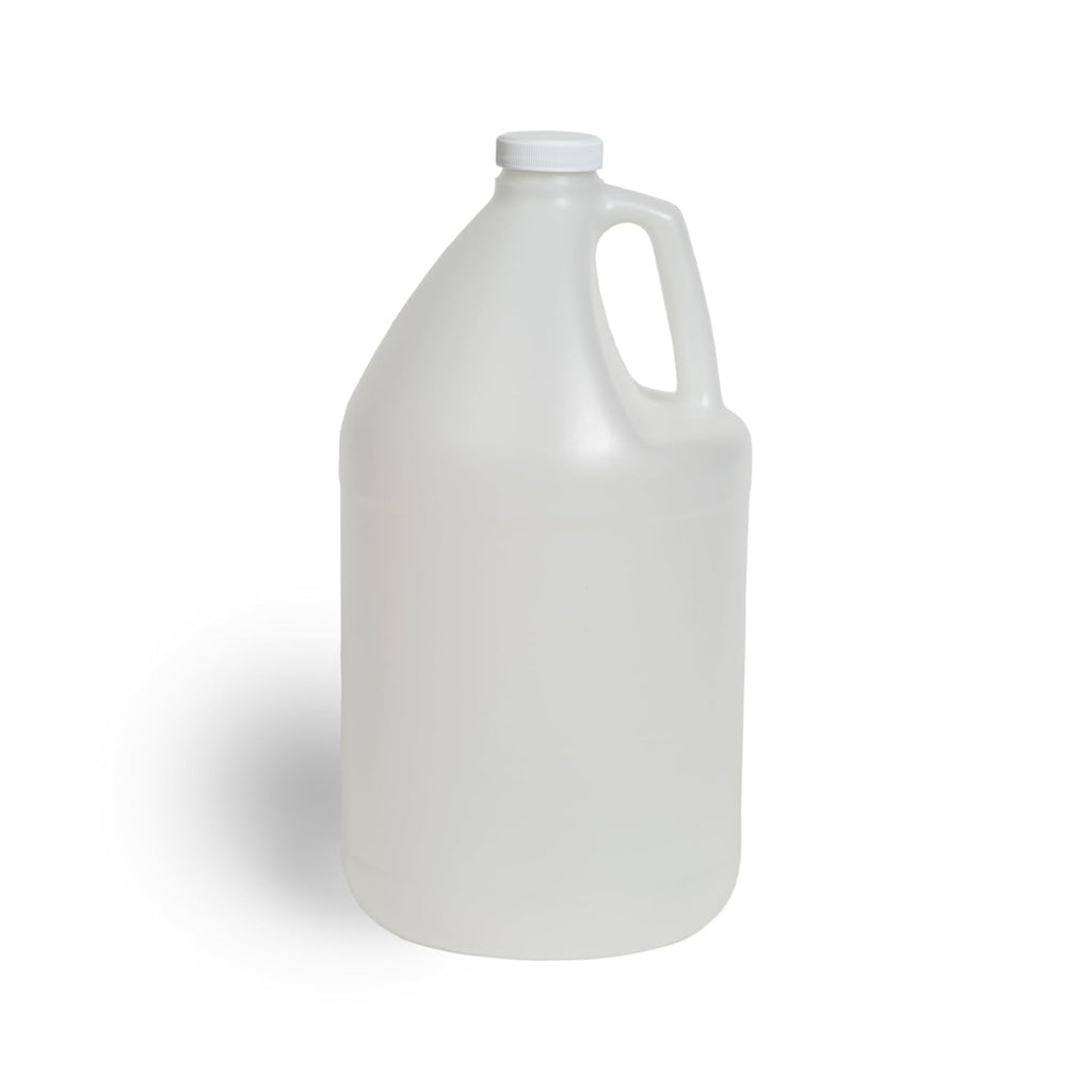 FastRack 1-Pack 1 Gallon Water Bottle - Round Plastic Jug Container with Lid | White Food Grade Gallon Water Jug, BPA-Free, Leak-Proof Pitcher with Lid Fermentation, Brewing, Storage & More