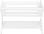 UTEX Kids Bookshelf with Caddy, Toddler Bookshelf, Book Storage Organizer, Small Book Shelf for Kids Rooms, Nursery, Playroom, White