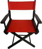 TBACW 1 Set (3pcs) 18''L X 15''W Directors Chair Canvas Replacement Director Chair Replacement Canvas with Round Fiberglass Stick for Directors Chairs Director Chair Covers Replacement Canva (Red)