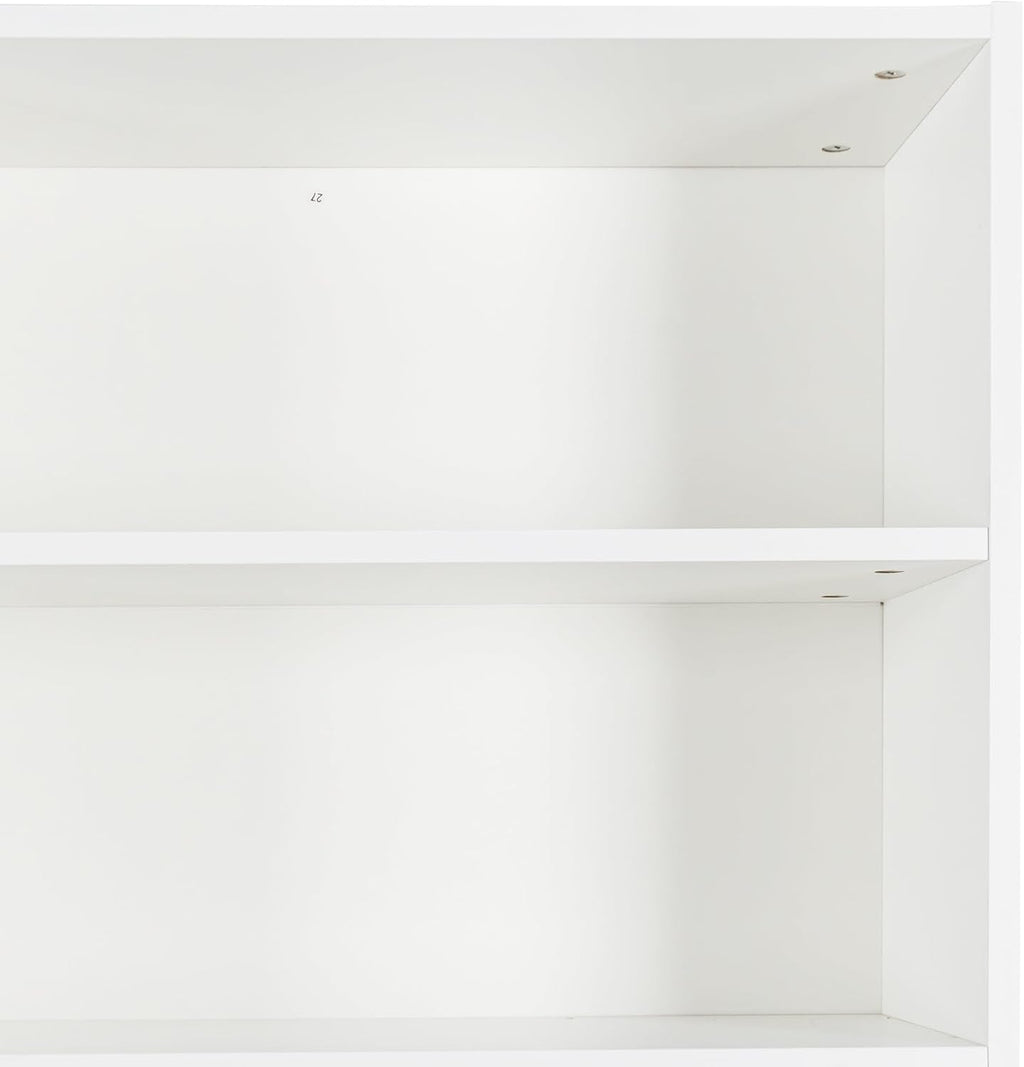 SOFTSEA Kitchen Pantry Cabinet with 4 Drawers & Microwave Shelf, 74.8" Tall Cupboard Cabinet with 4 Doors, Large Kitchen Hutch with Shelves, for Dining Room Living Room, White