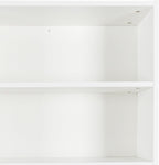 SOFTSEA Kitchen Pantry Cabinet with 4 Drawers & Microwave Shelf, 74.8" Tall Cupboard Cabinet with 4 Doors, Large Kitchen Hutch with Shelves, for Dining Room Living Room, White