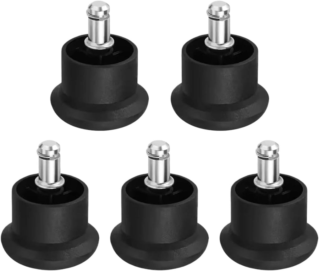 Replacement Feet Stopper to Fixed Castors Easy Installation for Chair 5pcs Set Fixed