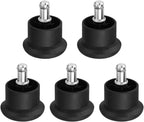 Replacement Feet Stopper to Fixed Castors Easy Installation for Chair 5pcs Set Fixed