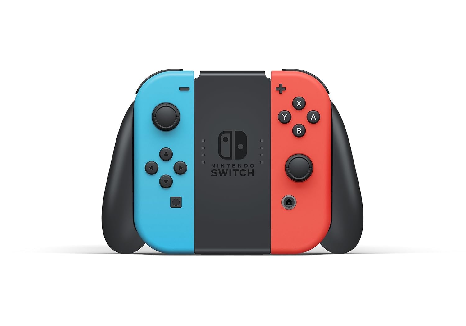 Nintendo Switch - Neon Red & Neon Blue, Switch Controller and Dock, Japanese Version, Compatible with US Region, Includes 128GB Micro SD Card and Storage Pouch