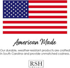 RSH DECOR: Sunbrella Play 3-Piece Foam Wicker Cushion Set | 41" x 19" & 19" x 19" | Crafted with Sunbrella Performance Fabric | Outdoor Loveseat & U-Shaped Seat Cushions | Play Chestnut Mocha