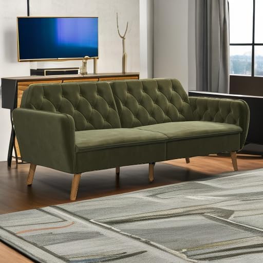 Novogratz 2144979N Tallulah Memory Foam Futo, Green