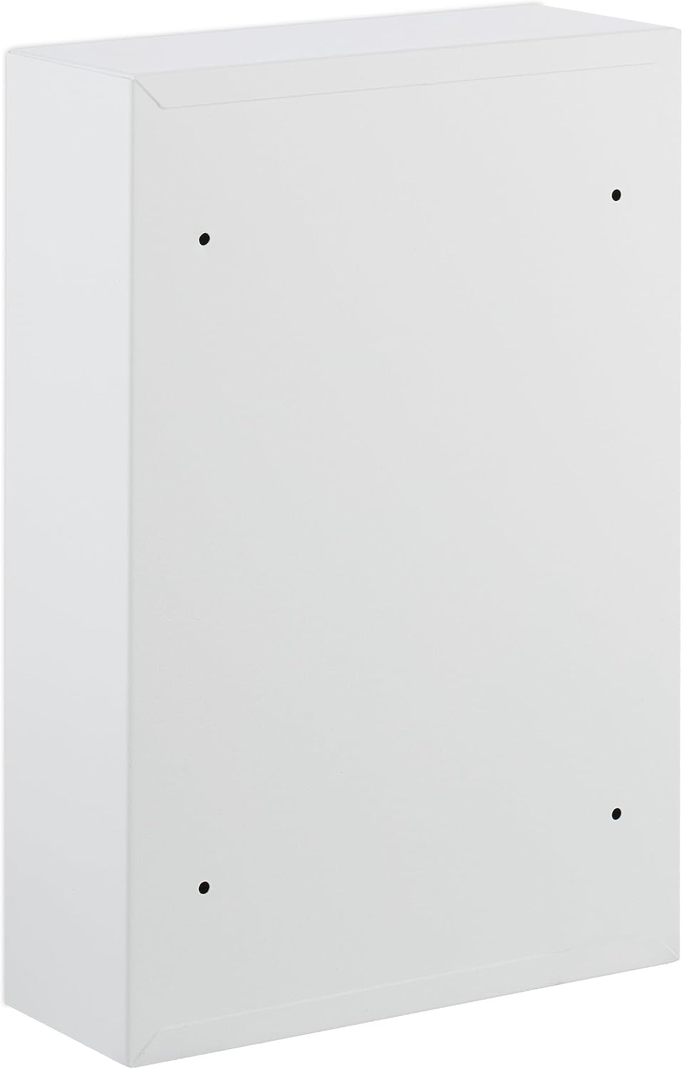 Relaxdays Medicine Cabinet, Lockable, 2 Compartments, 32 x 21.5 x 9.5 cm, Wall Mounted, First Aid, Metal, White/Green, Iron