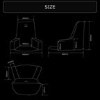 Bauhutte BHB-650-BK Gaming Bed Sofa Gaming Chair Polyurethane Back