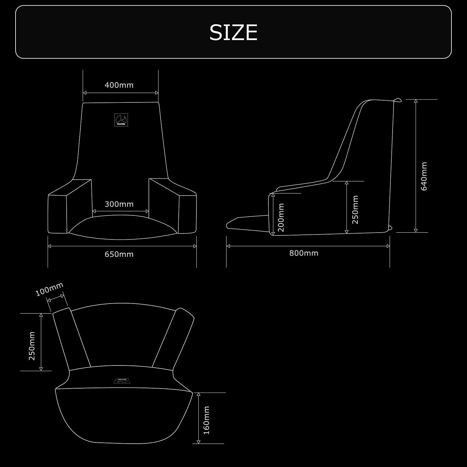 Bauhutte BHB-650-BK Gaming Bed Sofa Gaming Chair Polyurethane Back