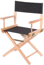 Director Chair Replacement Canvas Fabric Seat Cover Foldable Director’s Chair Cover Kit Black | 21.2" L x 16.1" W x 0.39" H (B: Black 21.25''L*16.14''W)