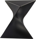 Sofa Side Table, Modern Vanity Side Table, Plastic Coffee Table, Bedside Table, Simple Decorative Table, Multipurpose End Table for Living Room (1, Black)