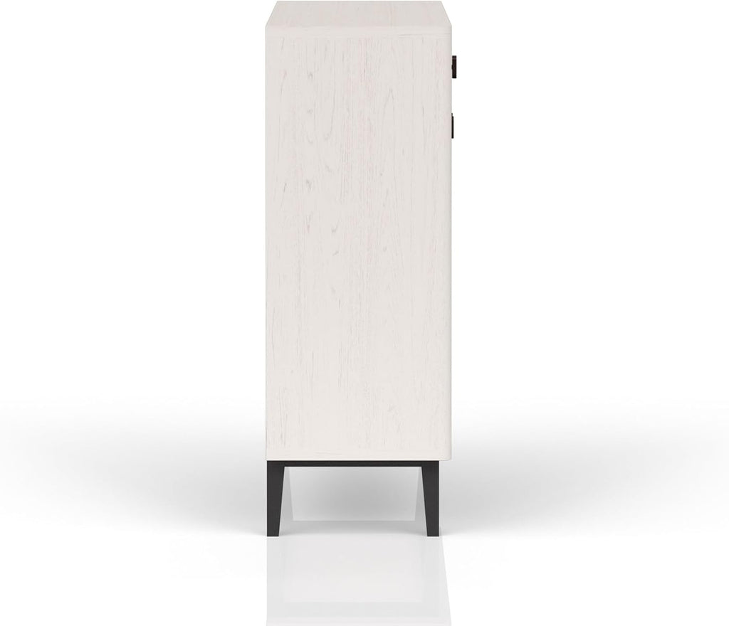 Light Luxury Style Large Storage Cabinet, Two Cabinet Doors, Dual Color Matching,for Kitchen