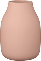 blomus Vase, Colora, Flower Vase Made of Ceramic, Indian Tan Colour, Size L, Diameter 14 x 20 cm, Handmade