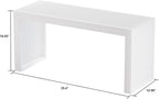Bamboo Indoor Long Dining Bench, Outdoor Modern Wood Benches 35 Inch Bamboo Bench for Living Room Hallway Bedroom Bathroom