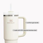 STANLEY Quencher H2.0 Tumbler with Handle and Straw 30 oz | Flowstate 3-Position Lid | Cup Holder Compatible for Travel | Insulated Stainless Steel Cup | BPA-Free | Violet Blossom