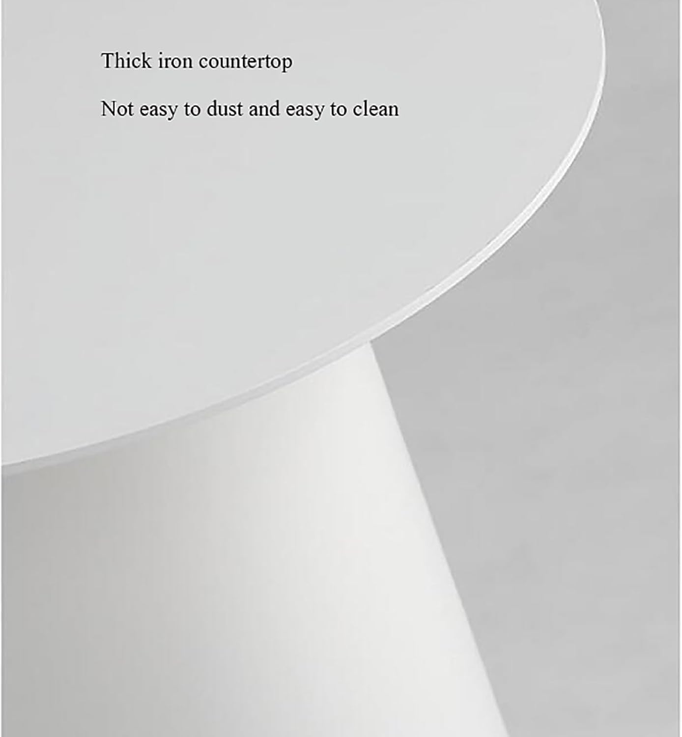 Ins Style Iron Round Sofa Side Table - Bedroom Bedside, Balcony Corner Casual re Table