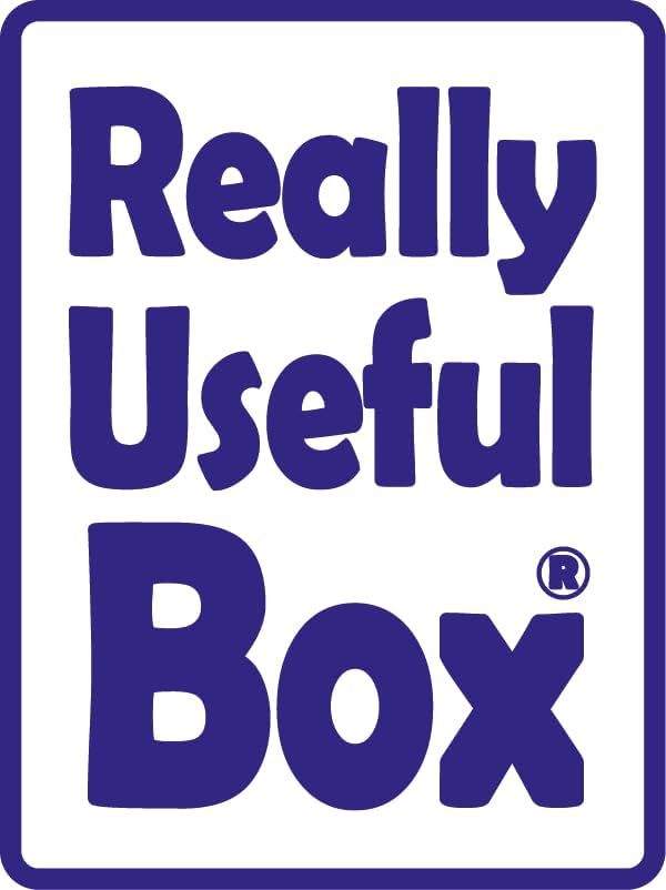 Really Useful Box Plastic Storage 19 Litre With XL Lid Clear (Pack Of 4)