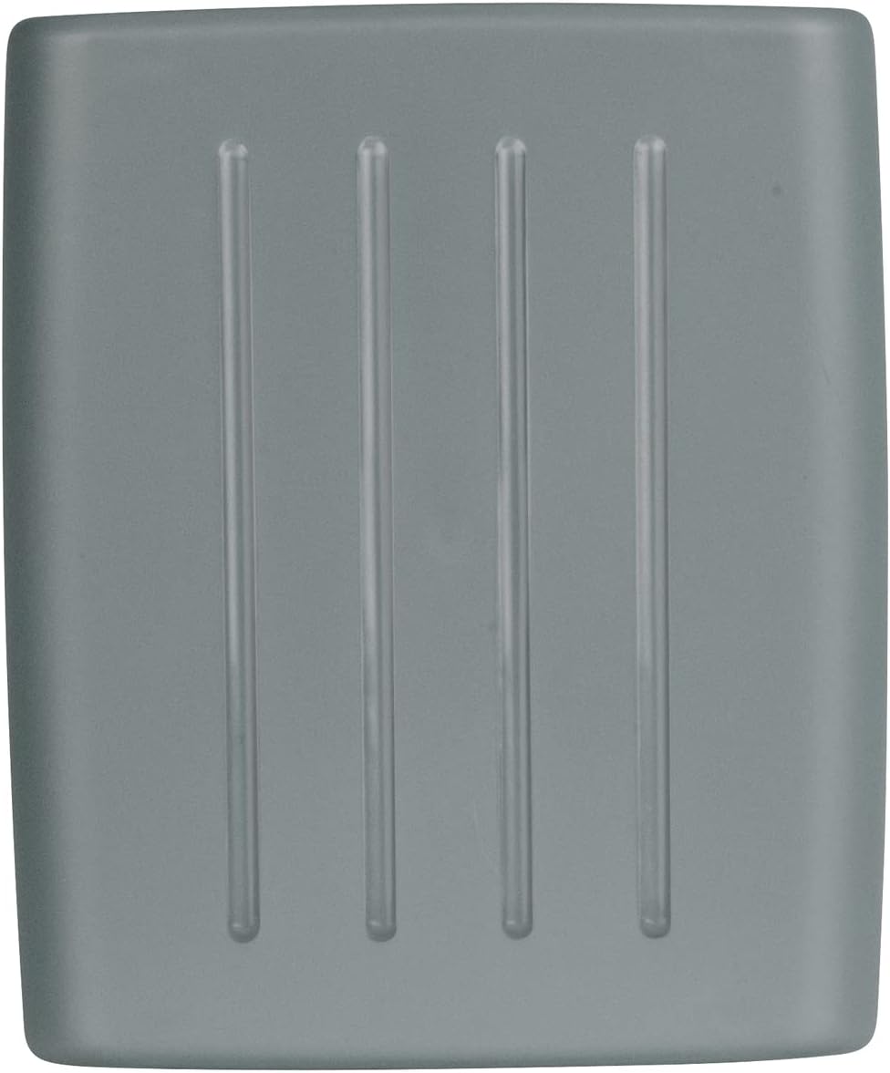 Wenko Kumba Bathroom Stool Grey – Stool, Beanbag, Living Stool, Polypropylene, 38 x 47 x 32 cm, Grey