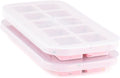 Souper Cubes 2 Tbsp Silicone Freezer Molds with Lids, Cotton Candy, 2-Pack | 100% Platinum-Cured Silicone Freezer Trays, Oven & Microwave Safe, Perfect for Freezing Garlic, Herbs, Tomato Paste and More