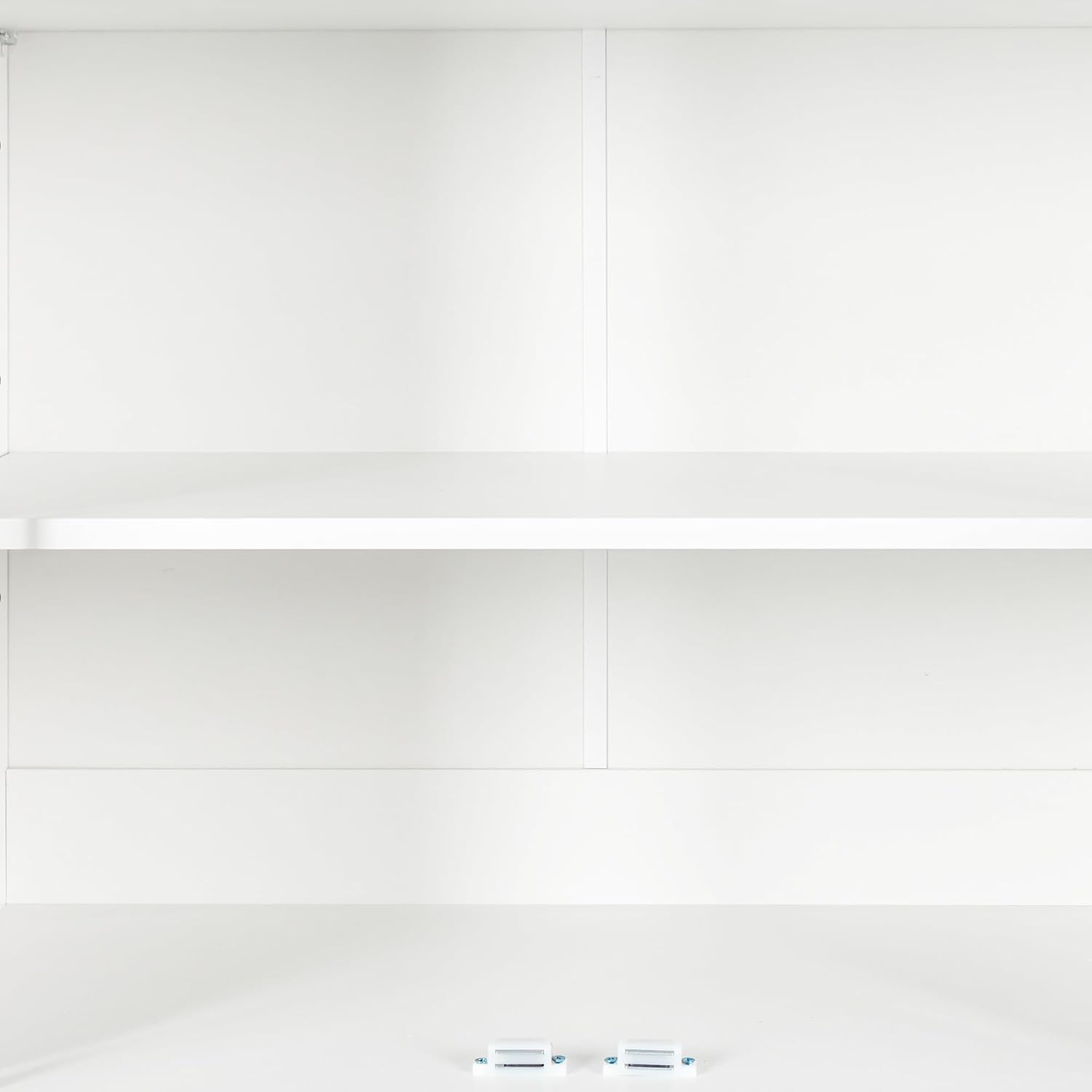 72" Kitchen Pantry Storage Cabinet, Traditional Freestanding Cupboard with 4 Doors and Adjustable Shelves, Large Central Drawer, White,15.75 * 30 * 72