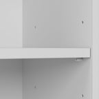 Bush Furniture L Shaped Desk with Hutch, 5 Shelf Bookcase and Lateral File Cabinet | Cabot Collection Corner Computer Table with Storage and Bookshelf | 60Wx23DX37W