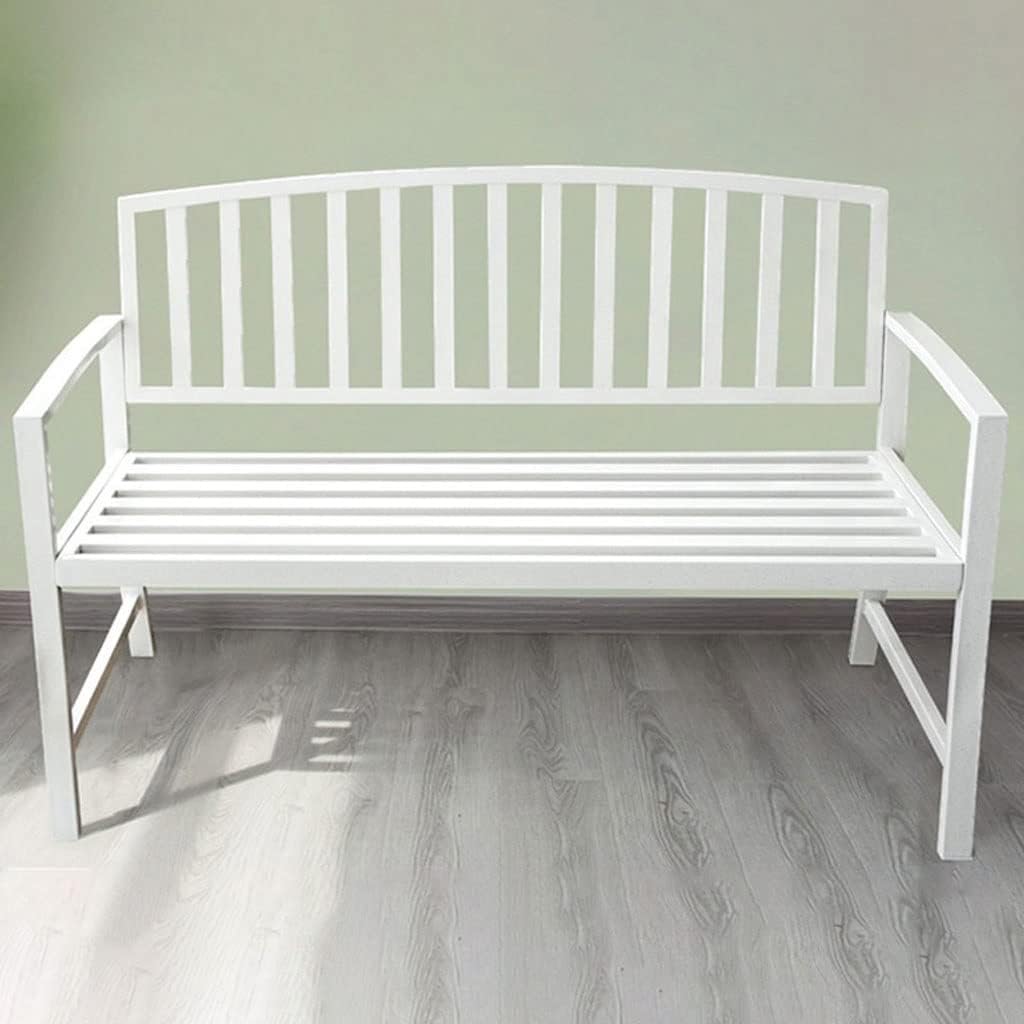 Patio Benches for Outdoors Outdoor Park Bench Community Plaza with Backrest Metal Leisure for Terrace Courtyard Balcony Shopping Mall Garden Benches for Outdoors