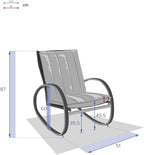 HESPERIDE Nevada Rocking Garden Chair