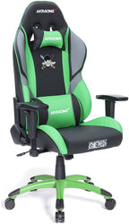 AKRacing One Piece Gaming Chair Desk Chair, Zoro, Green, Green, Gaming Chair, One Piece, Collaboration Model, Durable PU Leather, 180° Reclining, Home & Remote
