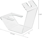 pbf PHOTO BOOTH FRAMES Clear Acrylic Wine Bottle Holder, Countertop Display Stand, 10 x 5 x 8.98 inches 2 Pack