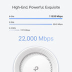 TP-Link Deco 7 Elite BE85 Tri-Band WiFi 7 BE22000 Whole Home Mesh System - 12-Stream 22 Gbps, 2X 10G + 2X 2.5G Ports, Wired Backhaul, 8X High-Gain Antennas, VPN, AI-Roaming, HomeShield (2-Pack)