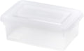 Allibert "Handy Storage Box with Click Lid, Transparent, 4 Litre